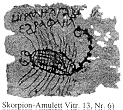 Skorpion-Amulett